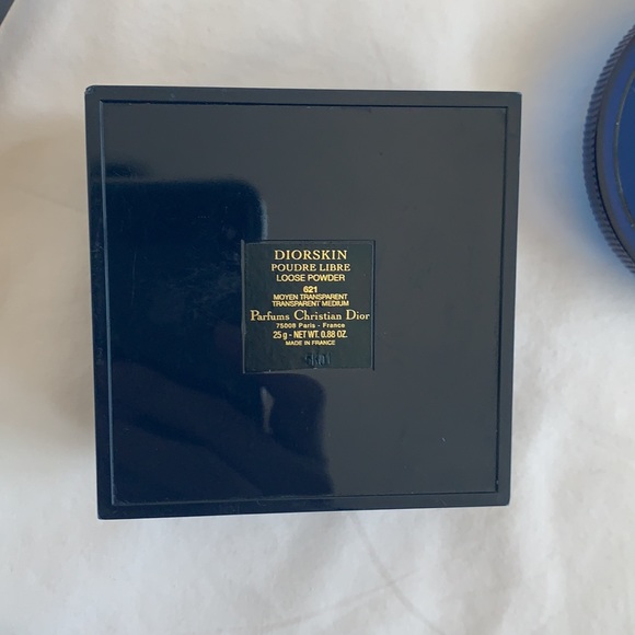 Dior loose powder box, navy blue. - Picture 3 of 9